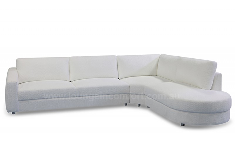 HALO CORNER CHAISE LOUNGE IN FABRIC (BRAND NEW)